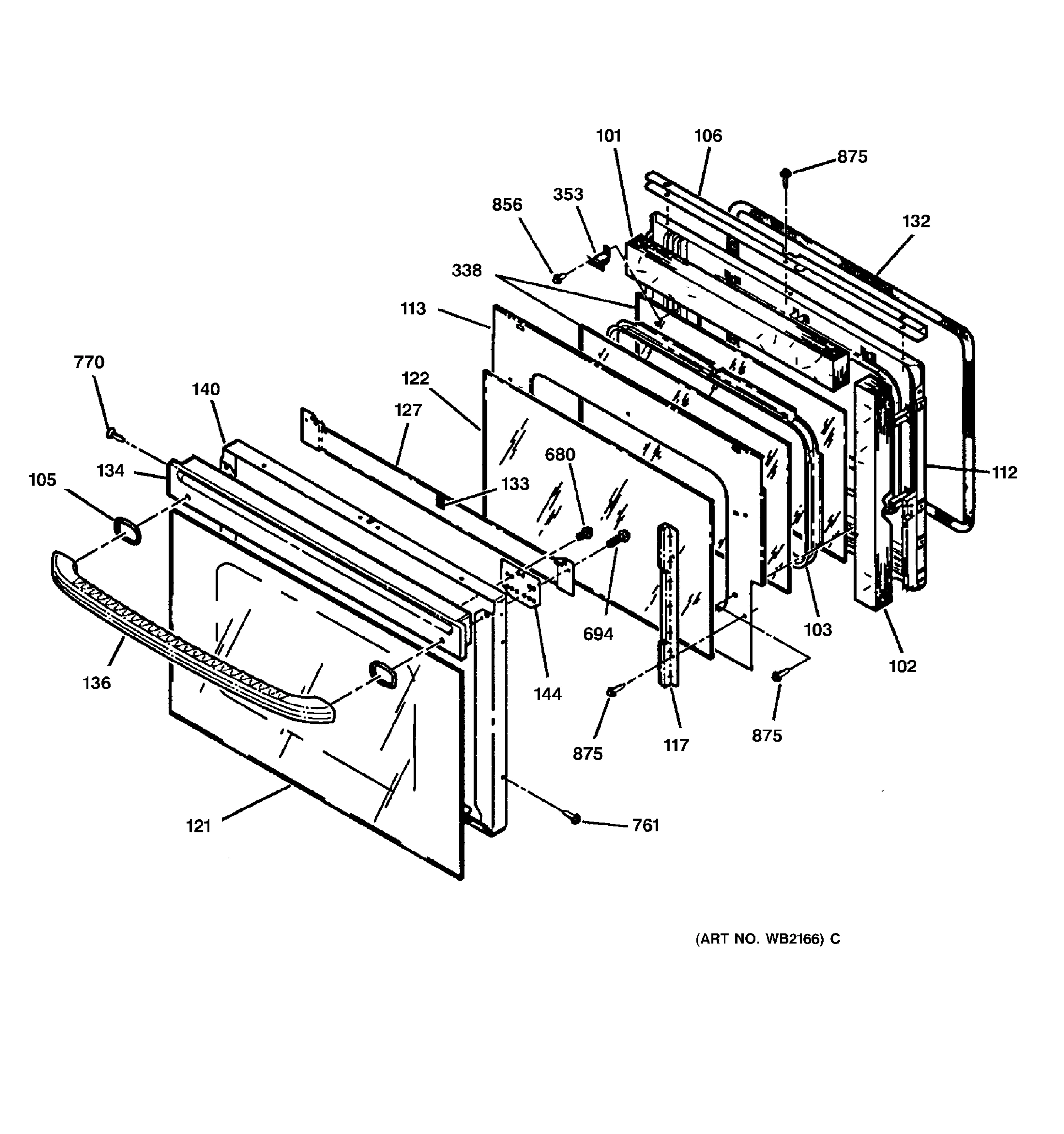OVEN DOOR