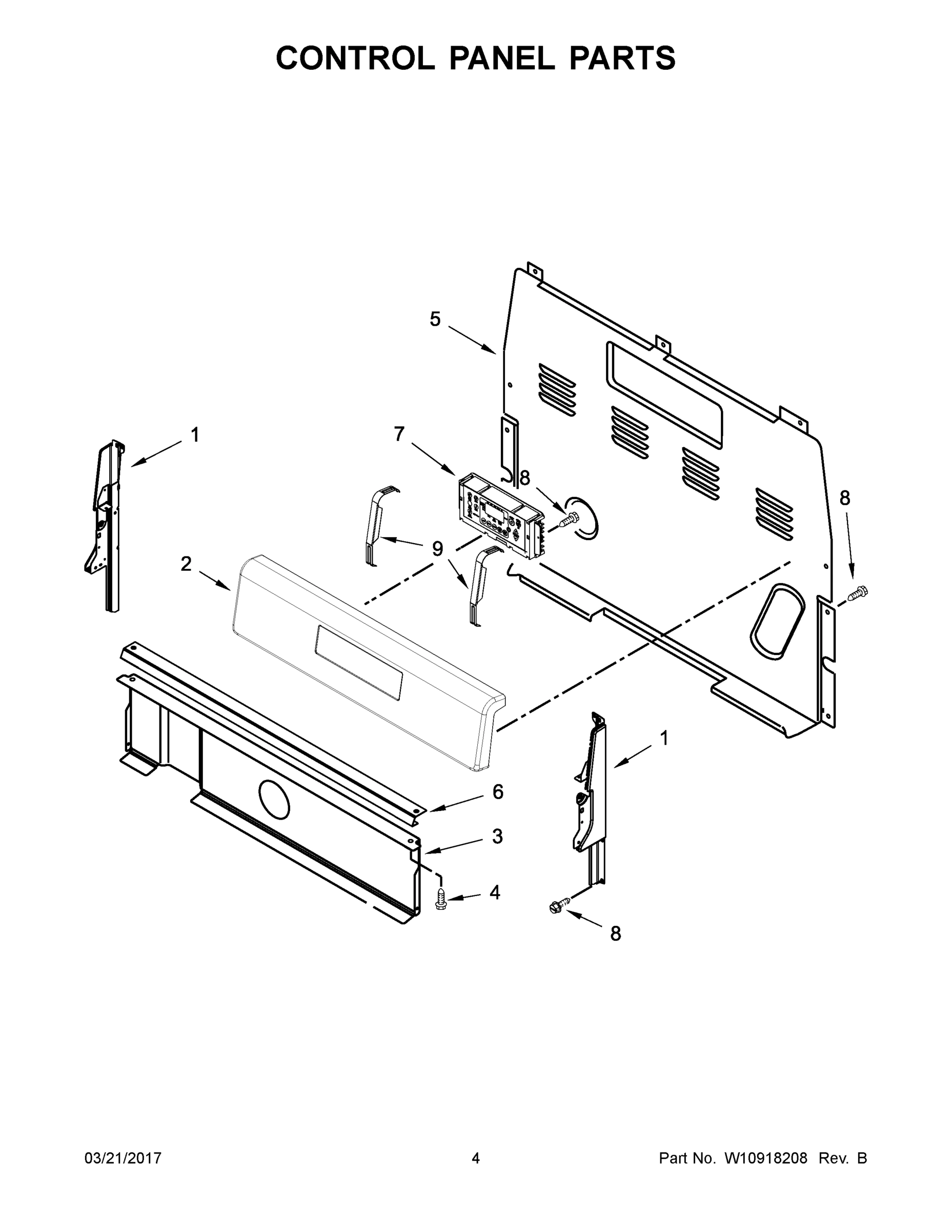 03 - CONTROL PANEL PARTS