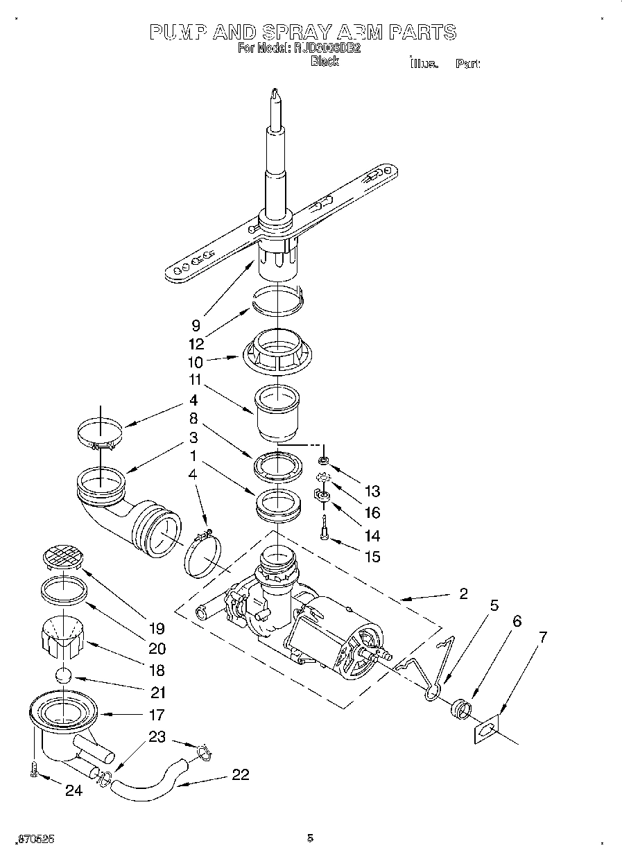 04 - PUMP AND SPRAY ARM