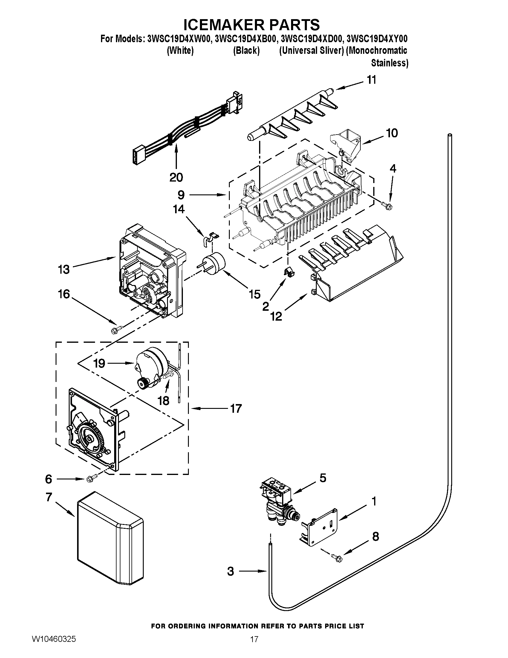 10 - ICEMAKER PARTS