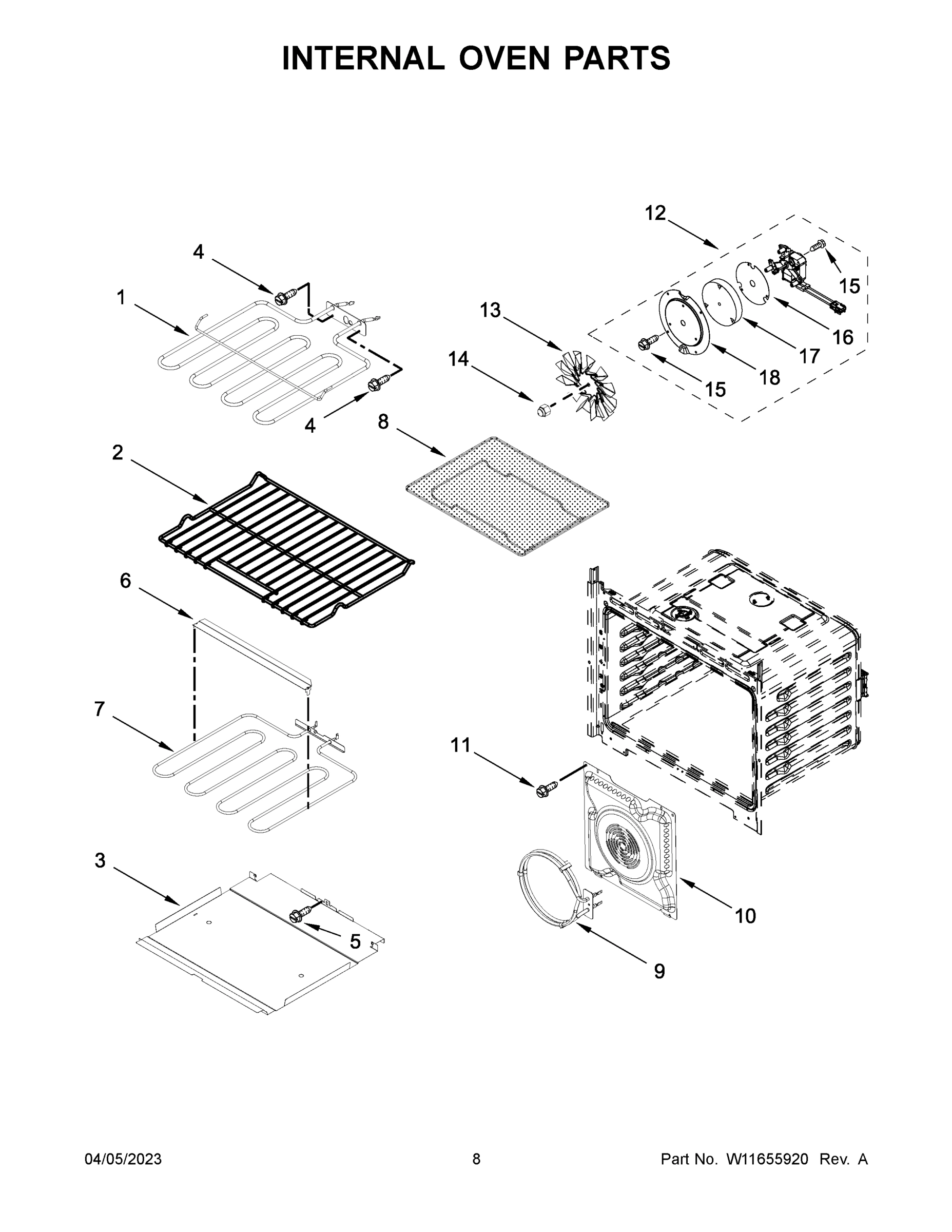 05 - INTERNAL OVEN PARTS