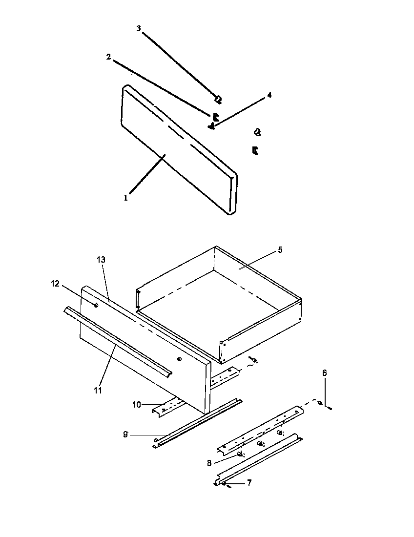 03 - FIXED PANEL ASSY AND STORAGE DRAWER