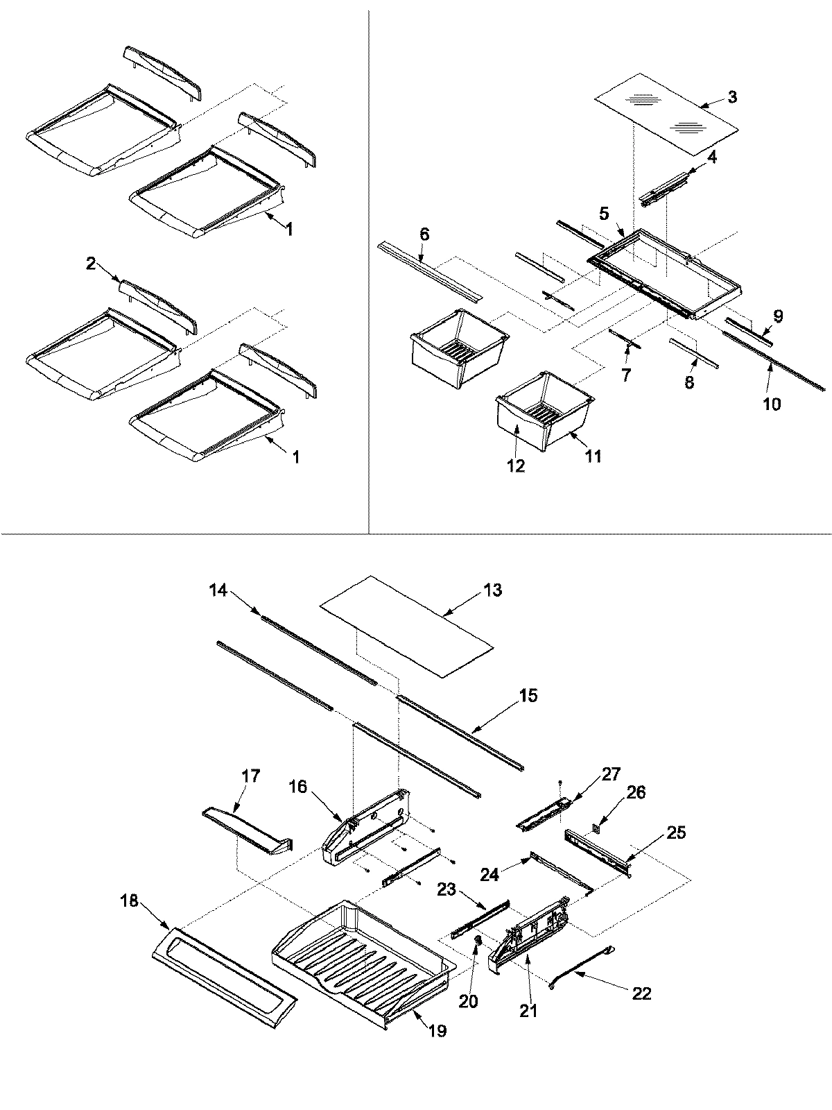 09 - REFRIGERATOR SHELVING
