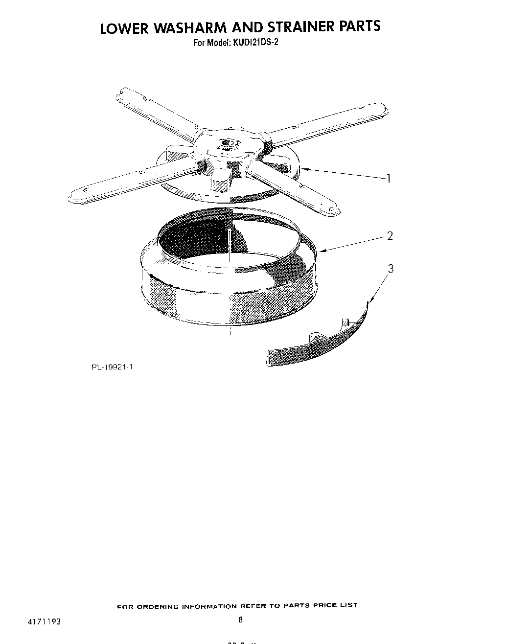06 - LOWER WASH ARM AND STRAINER