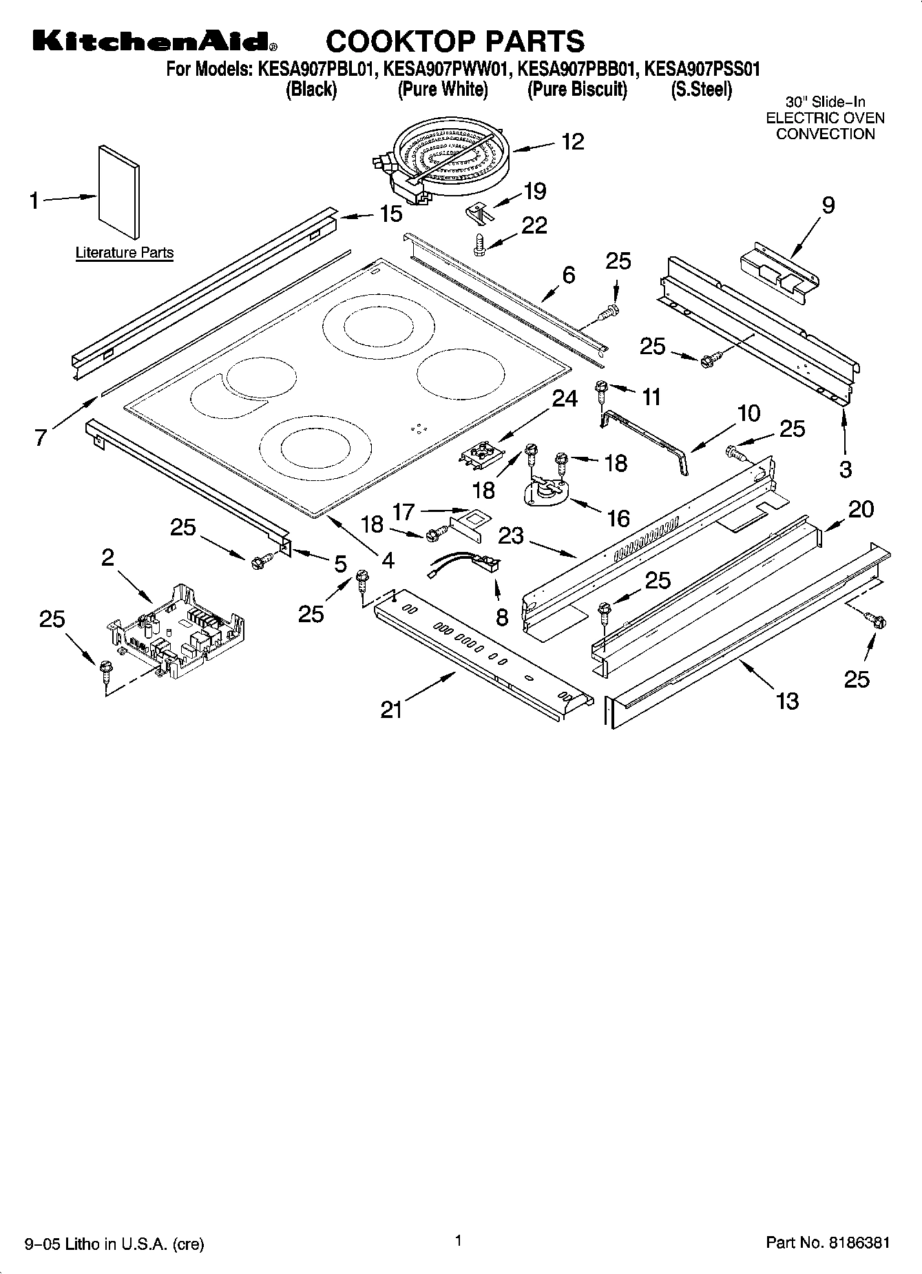 01 - COOKTOP PARTS