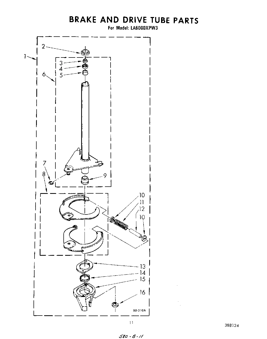 09 - BRAKE AND DRIVE TUBE