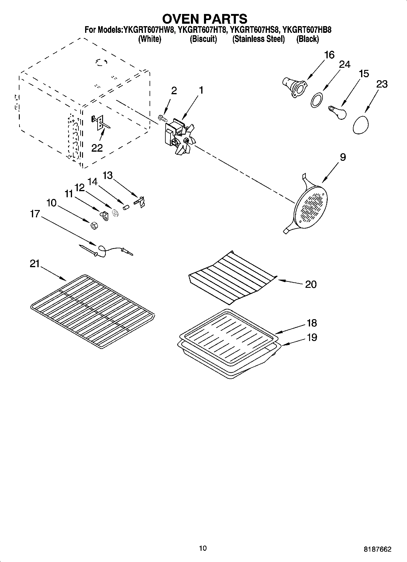 07 - OVEN PARTS