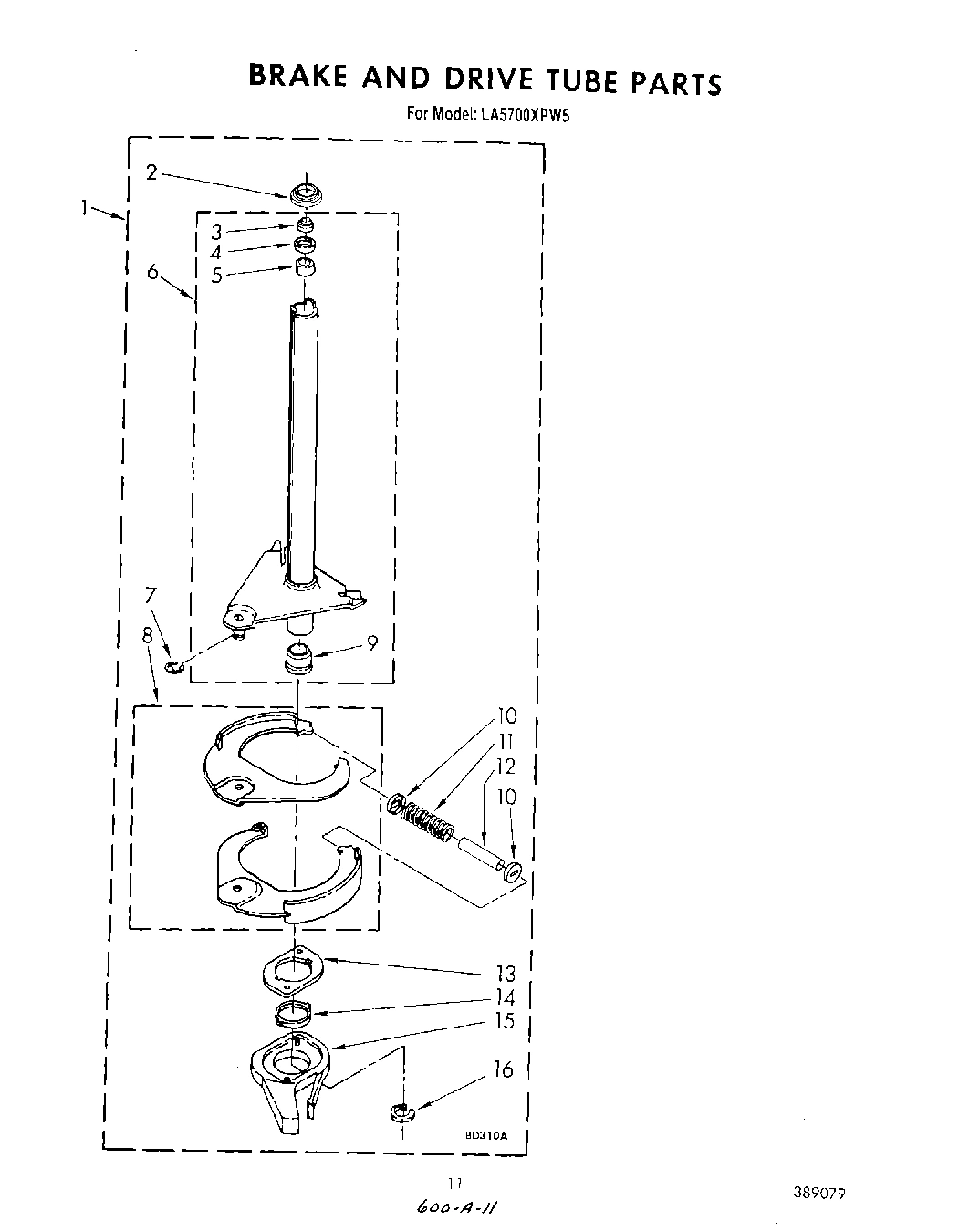 09 - BRAKE AND DRIVE TUBE