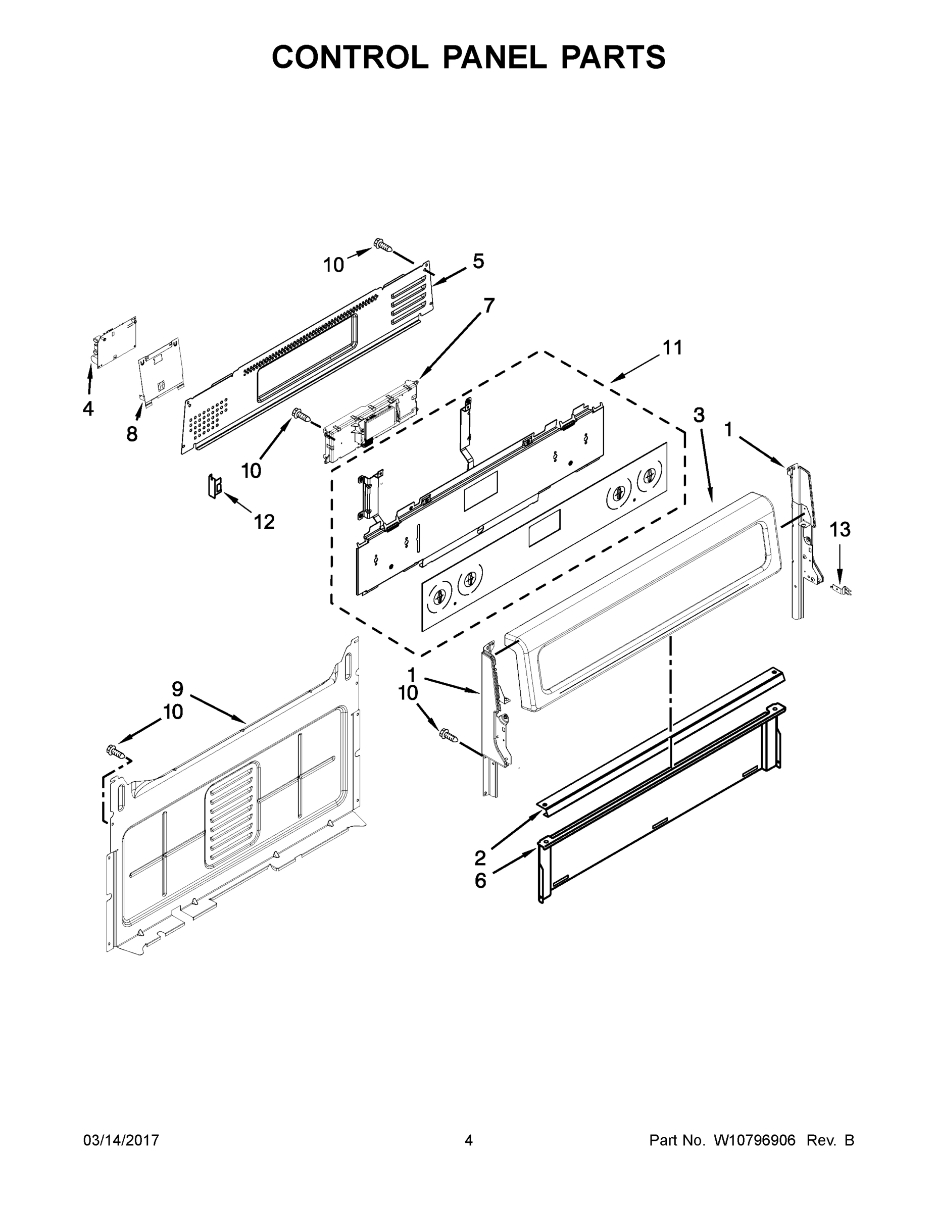 03 - CONTROL PANEL PARTS