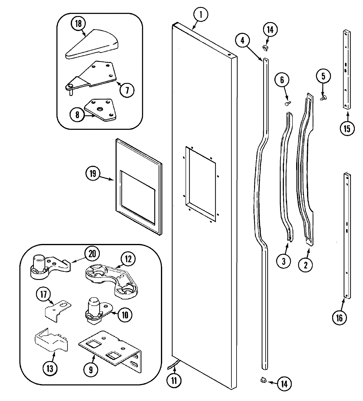 06 - FREEZER OUTER DOOR