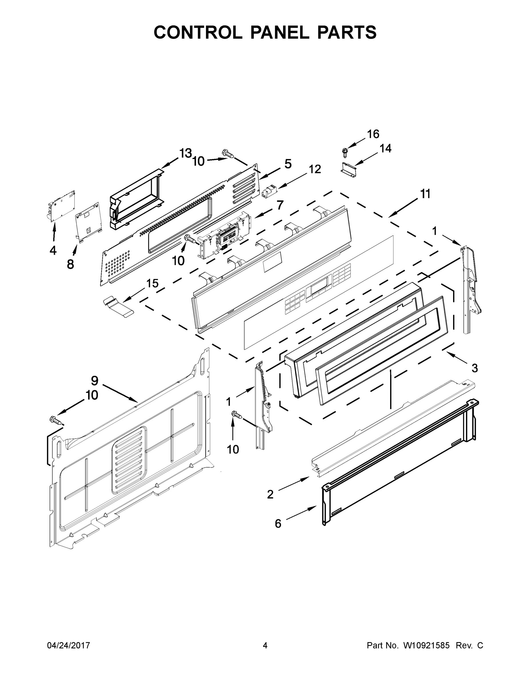 03 - CONTROL PANEL PARTS