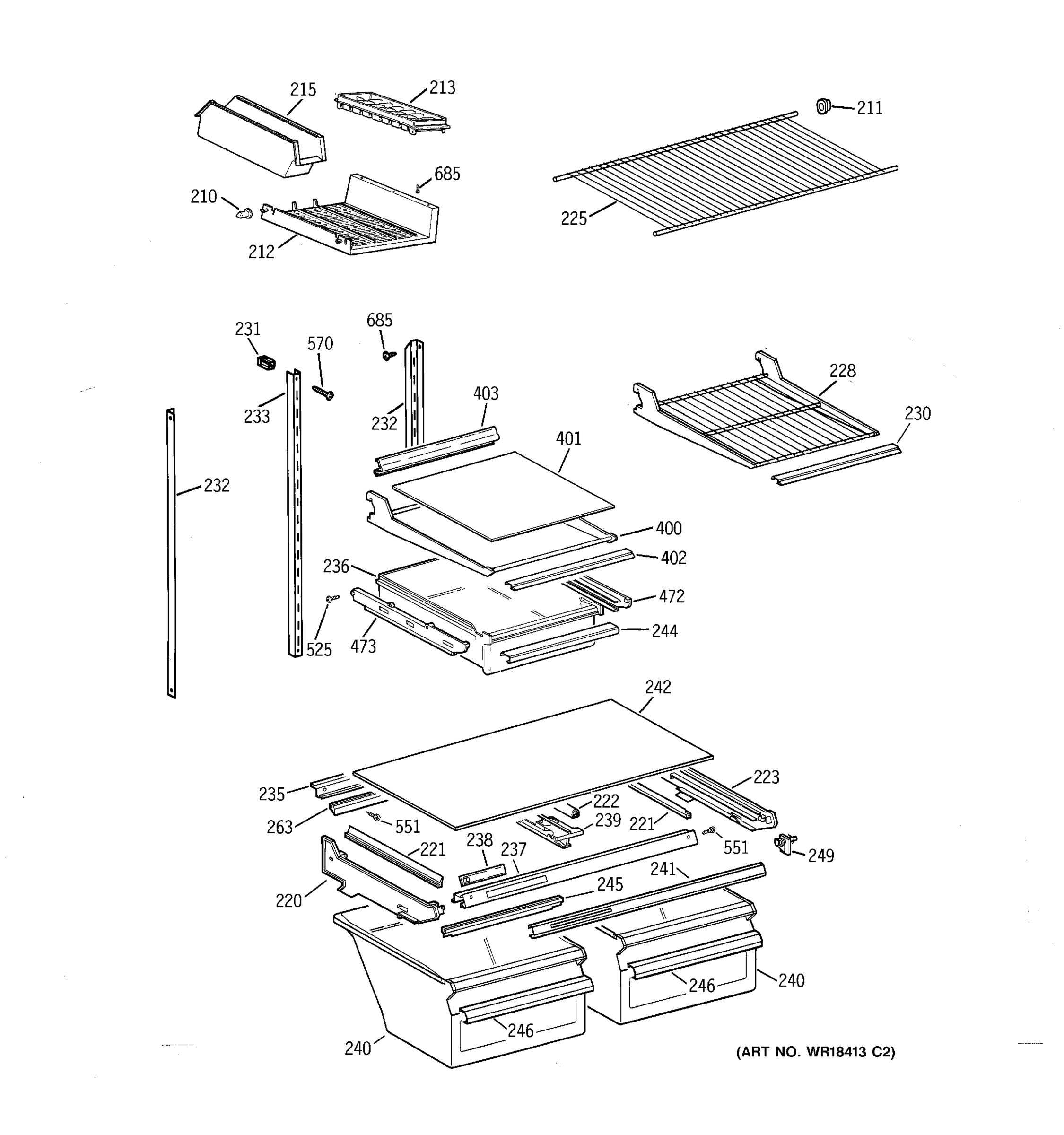 SHELF PARTS