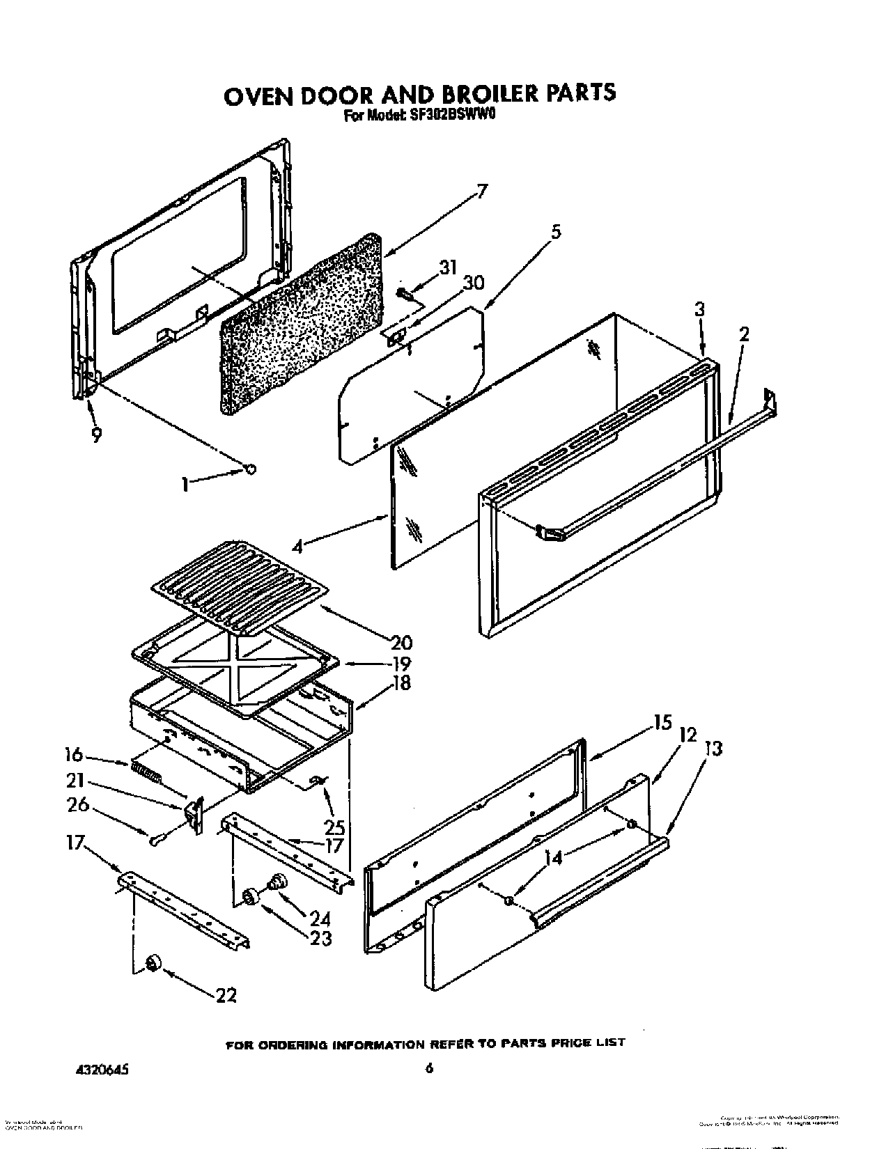 05 - OVEN DOOR AND BROILER