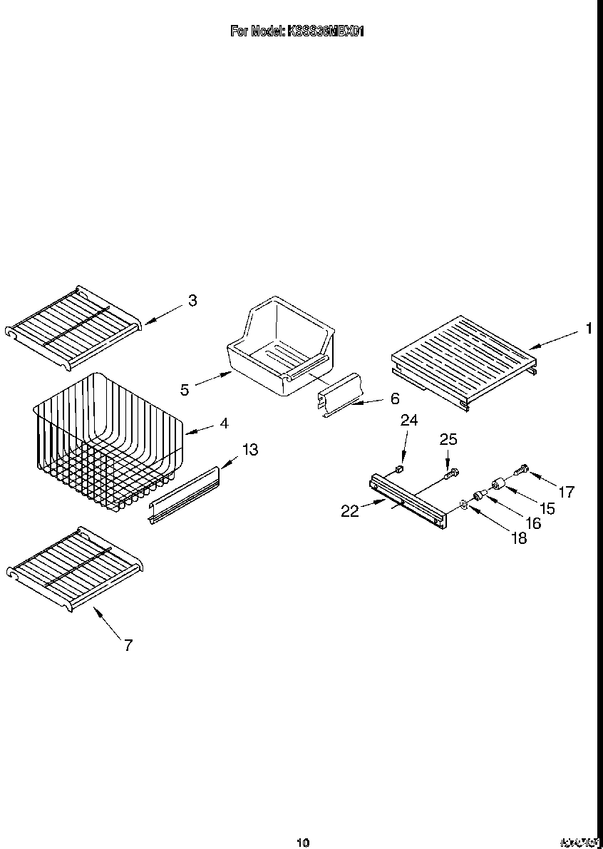 08 - FREEZER SHELF