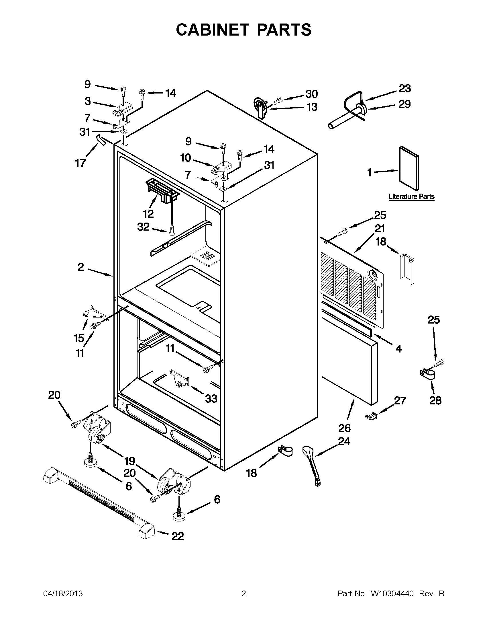 01 - CABINET PARTS