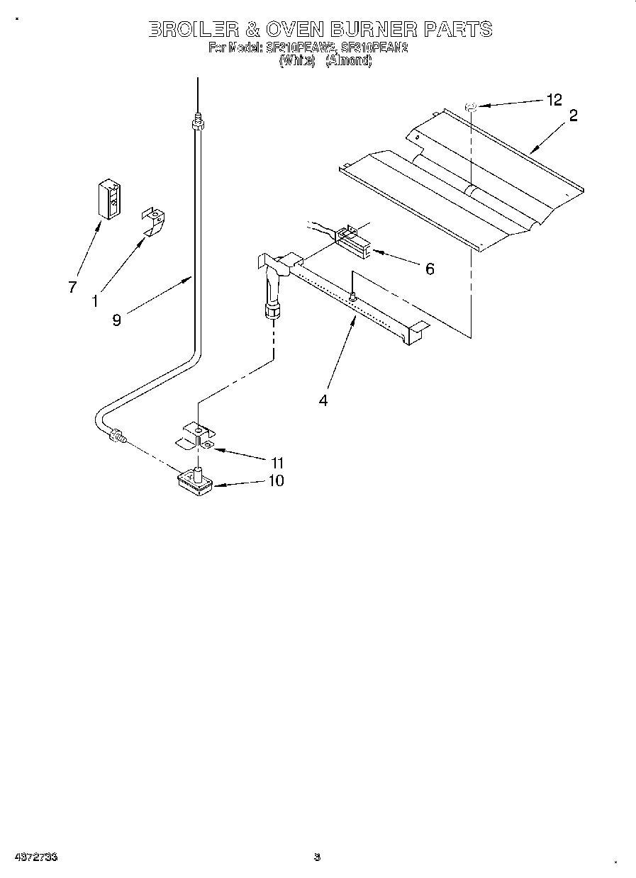 03 - BROILER AND OVEN BURNER