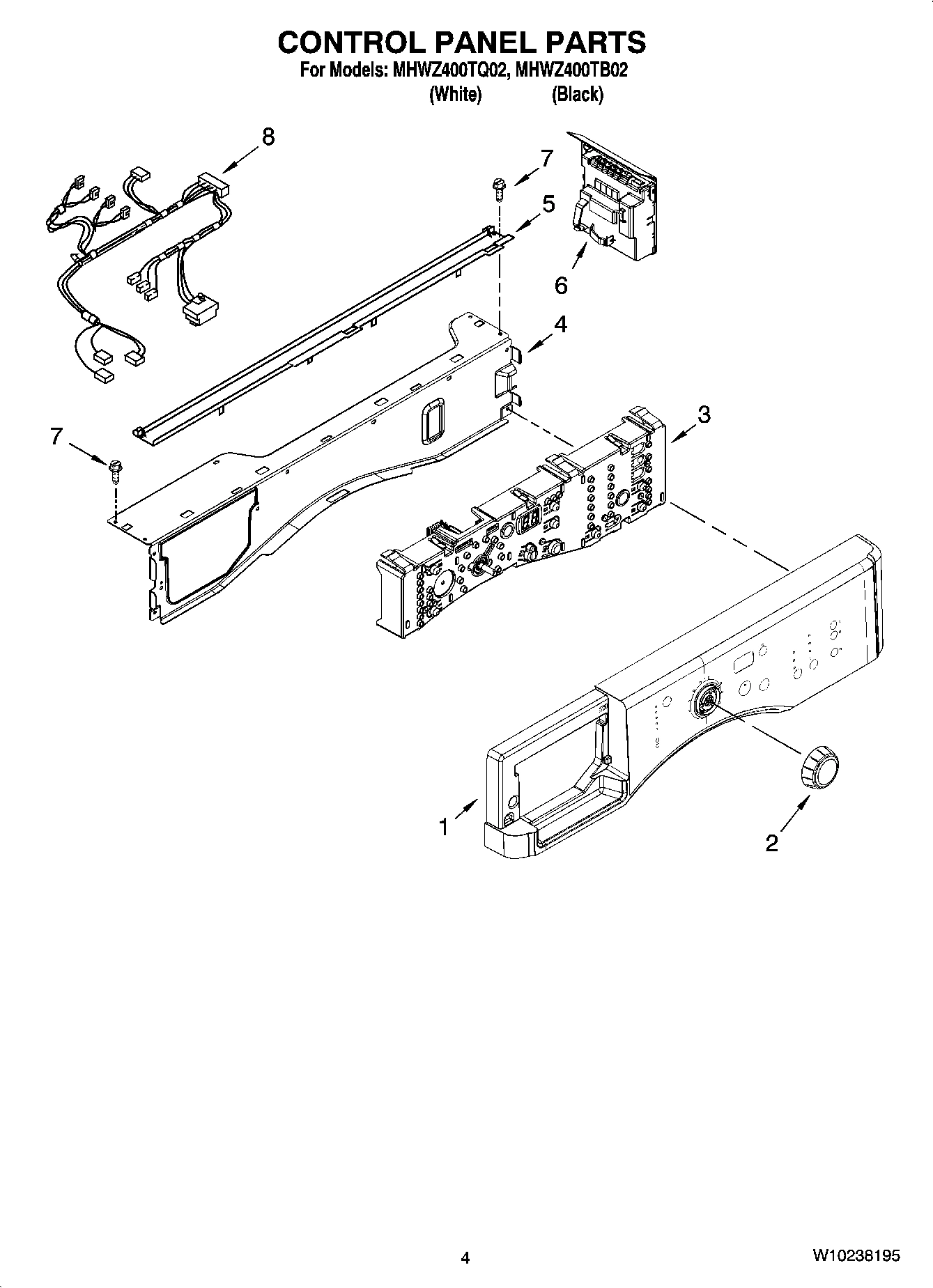 03 - CONTROL PANEL PARTS