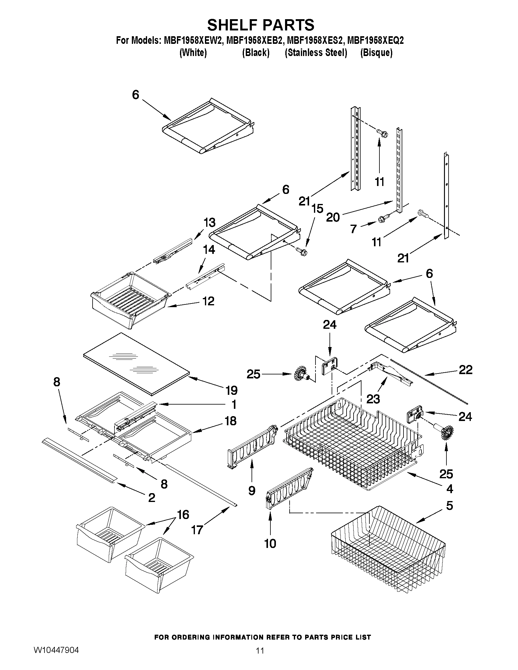 07 - SHELF PARTS