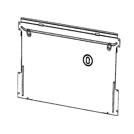 522234 Fisher & Paykel Dishwasher Rear Panel