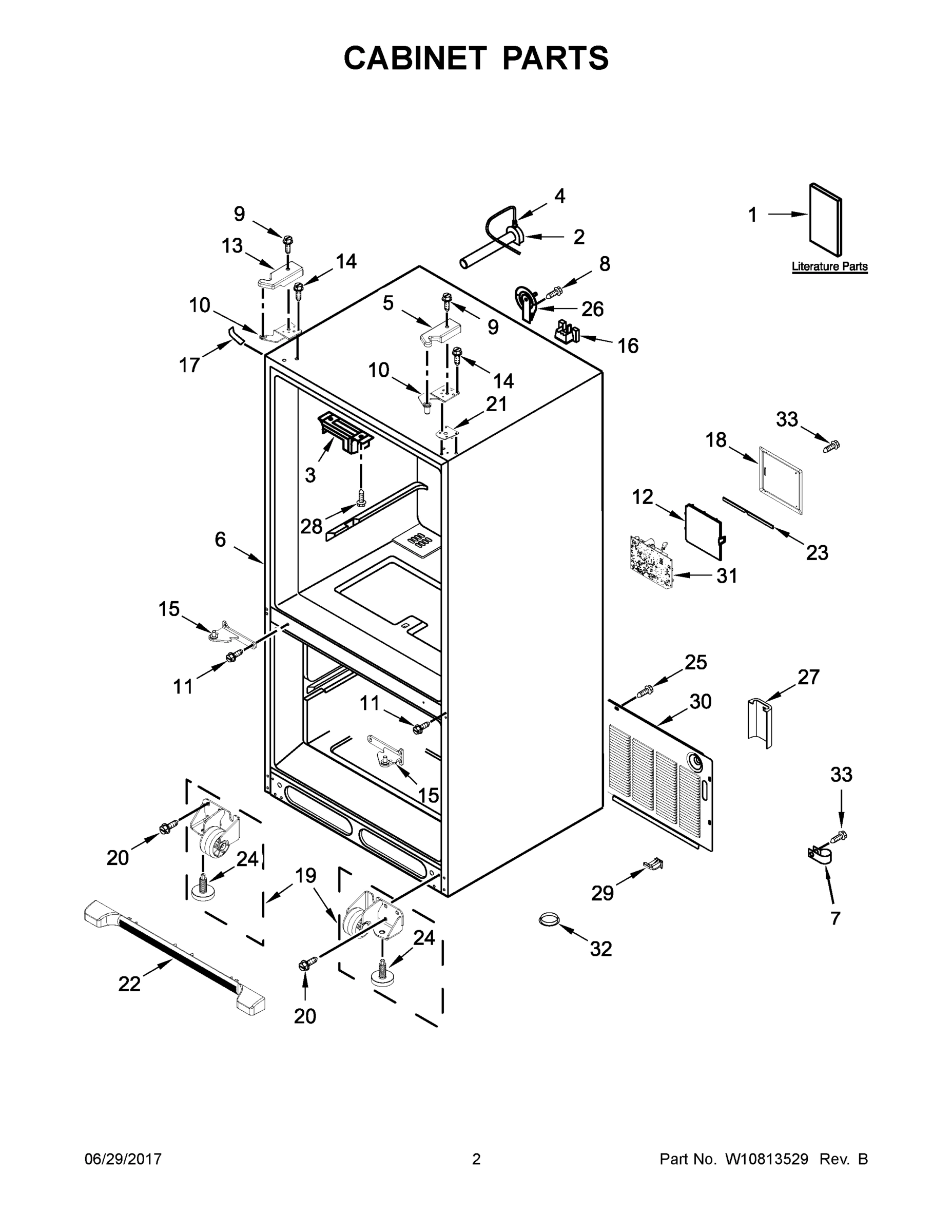 02 - CABINET PARTS