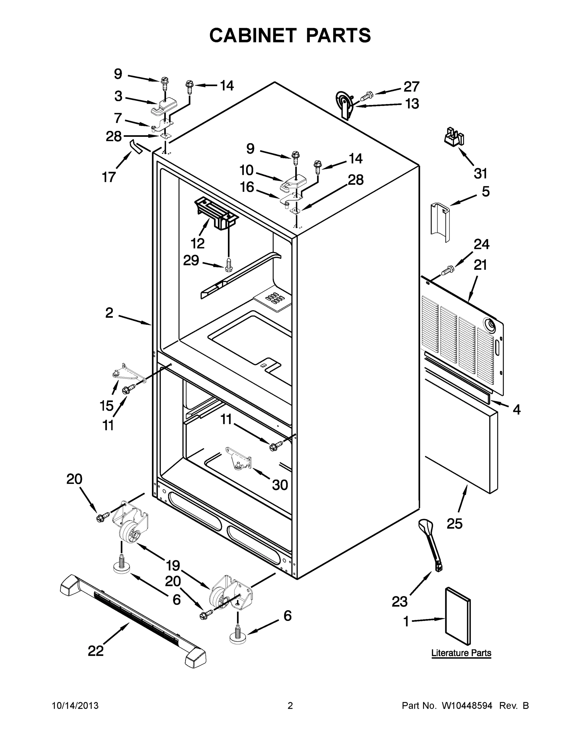 02 - CABINET PARTS