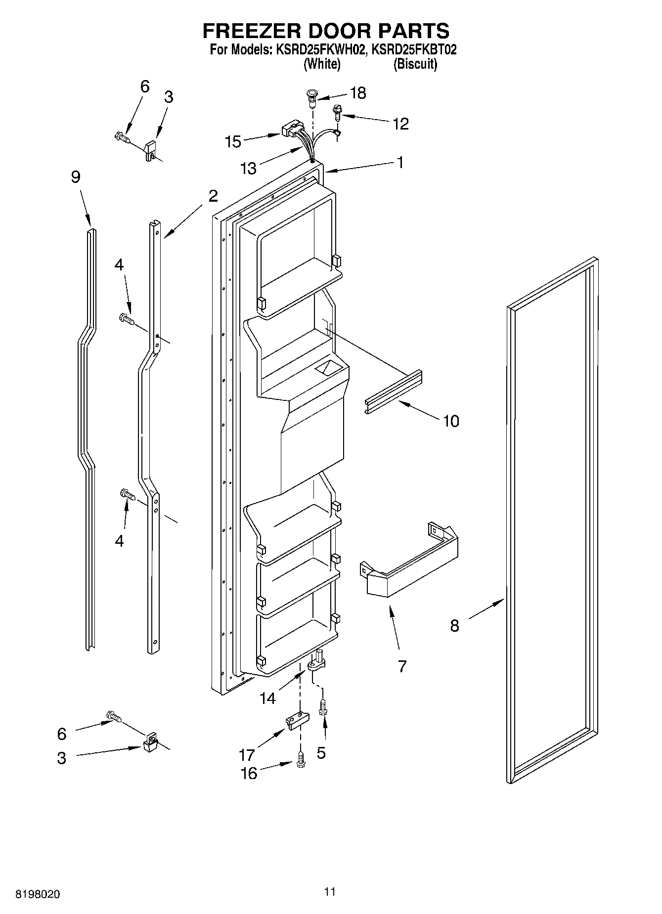 07 - FREEZER DOOR