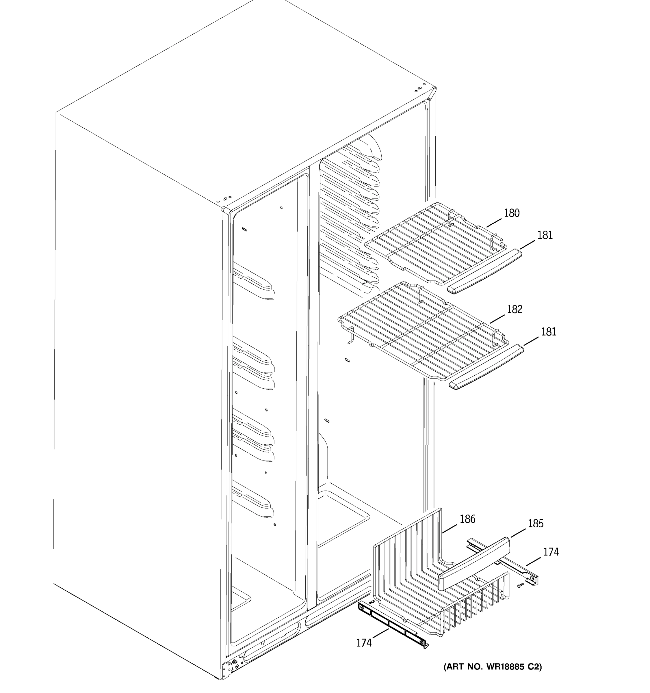 FREEZER SHELVES
