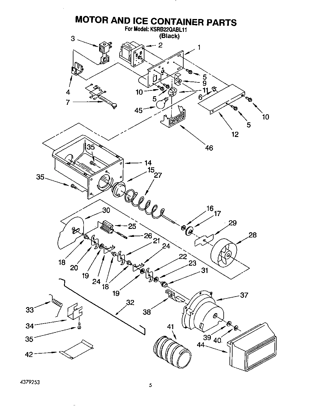 04 - MOTOR AND ICE CONTAINER