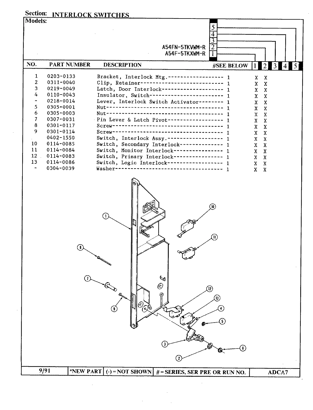 07 - INTERLOCK SWITCHES