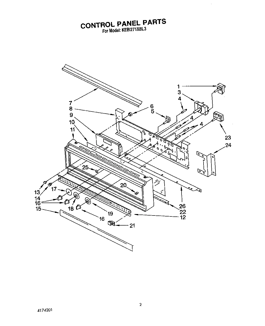 02 - CONTROL PANEL, LIT/OPTIONAL