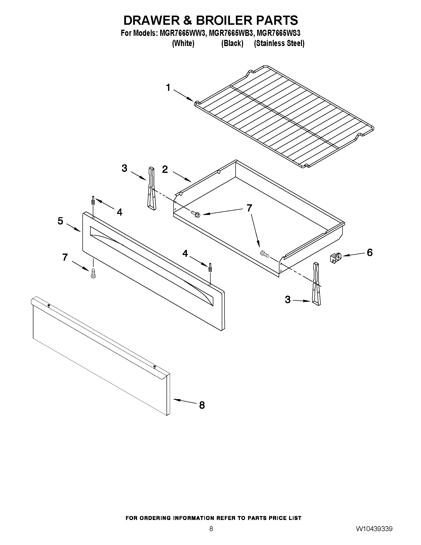 06 - DRAWER & BROILER PARTS