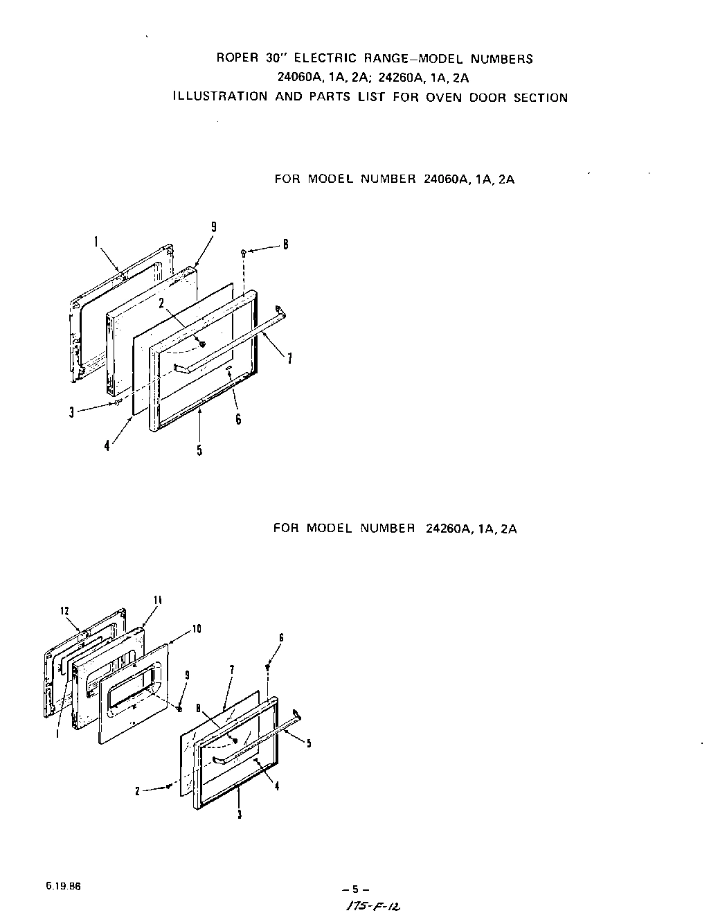 05 - OVEN DOOR