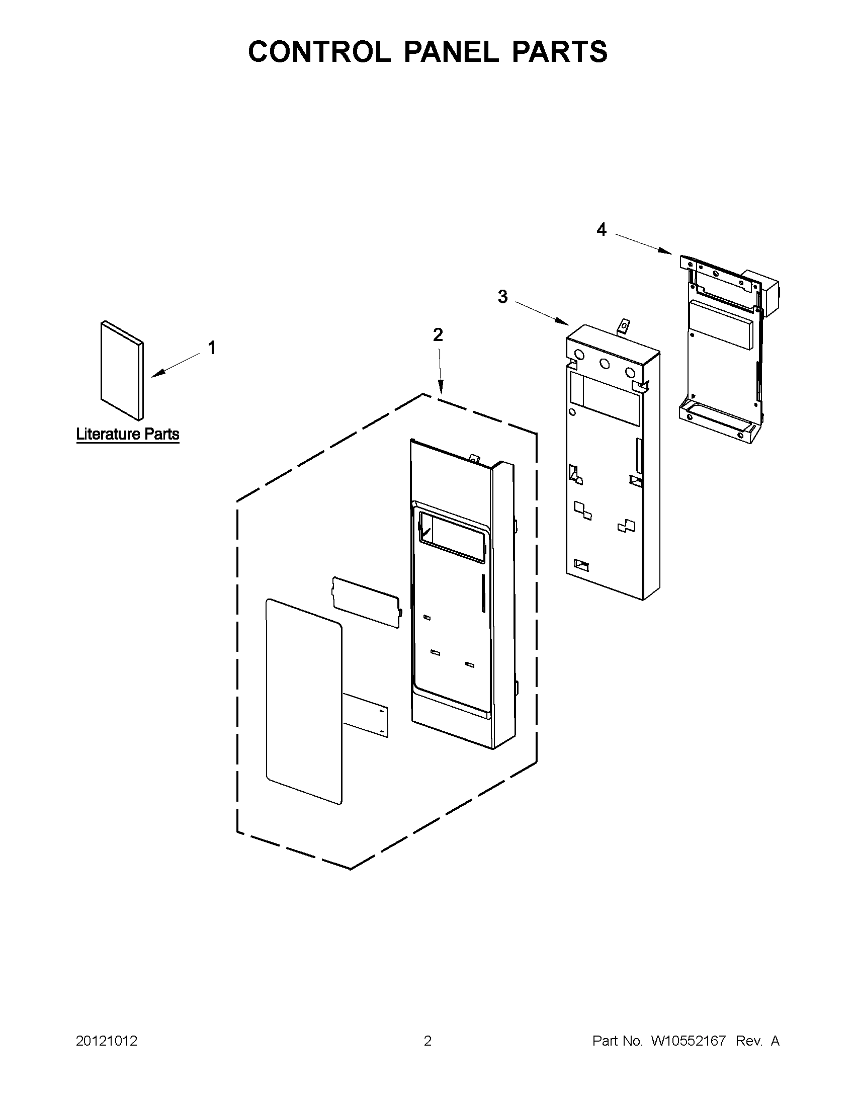 01 - CONTROL PANEL PARTS