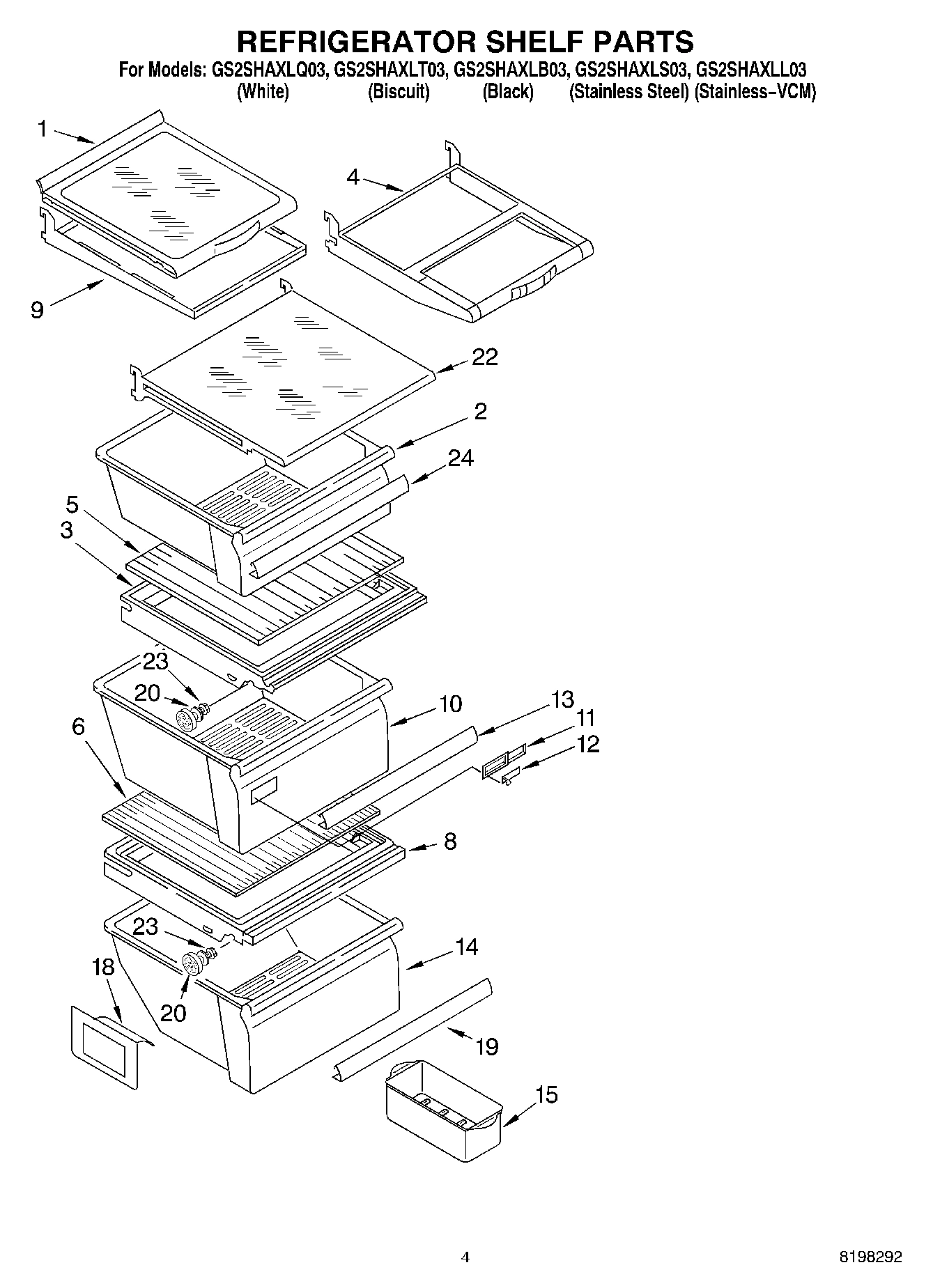03 - REFRIGERATOR SHELF