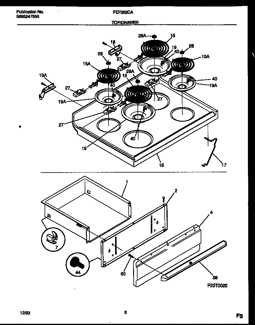 04 - COOKTOP AND DRAWER PARTS