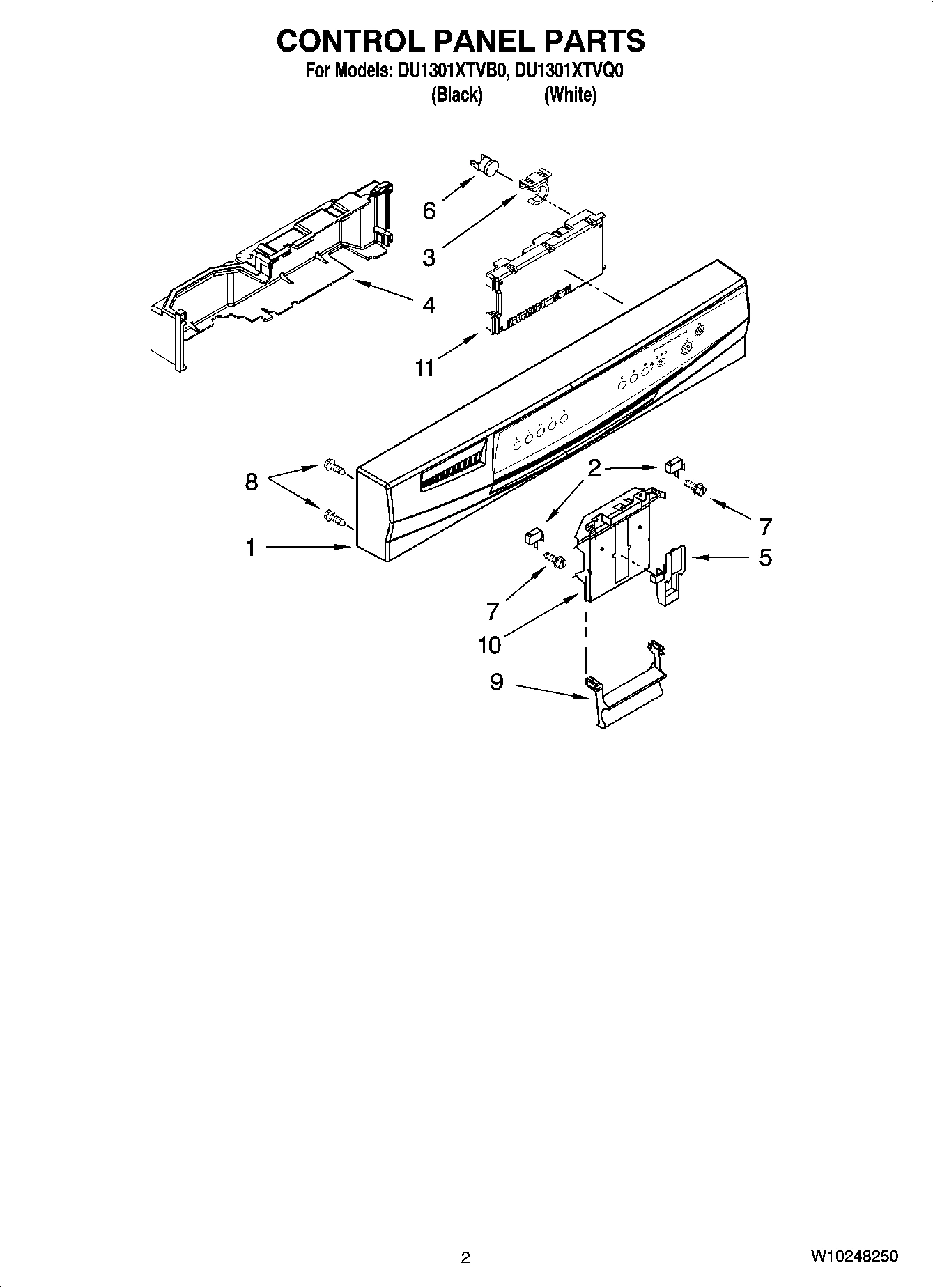 02 - CONTROL PANEL PARTS