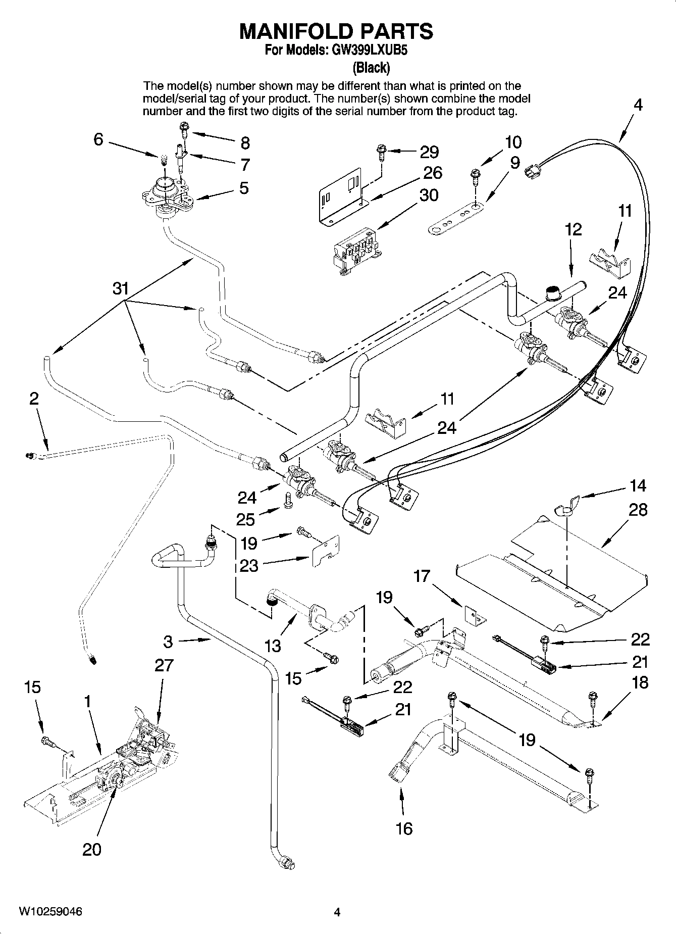 03 - MANIFOLD PARTS