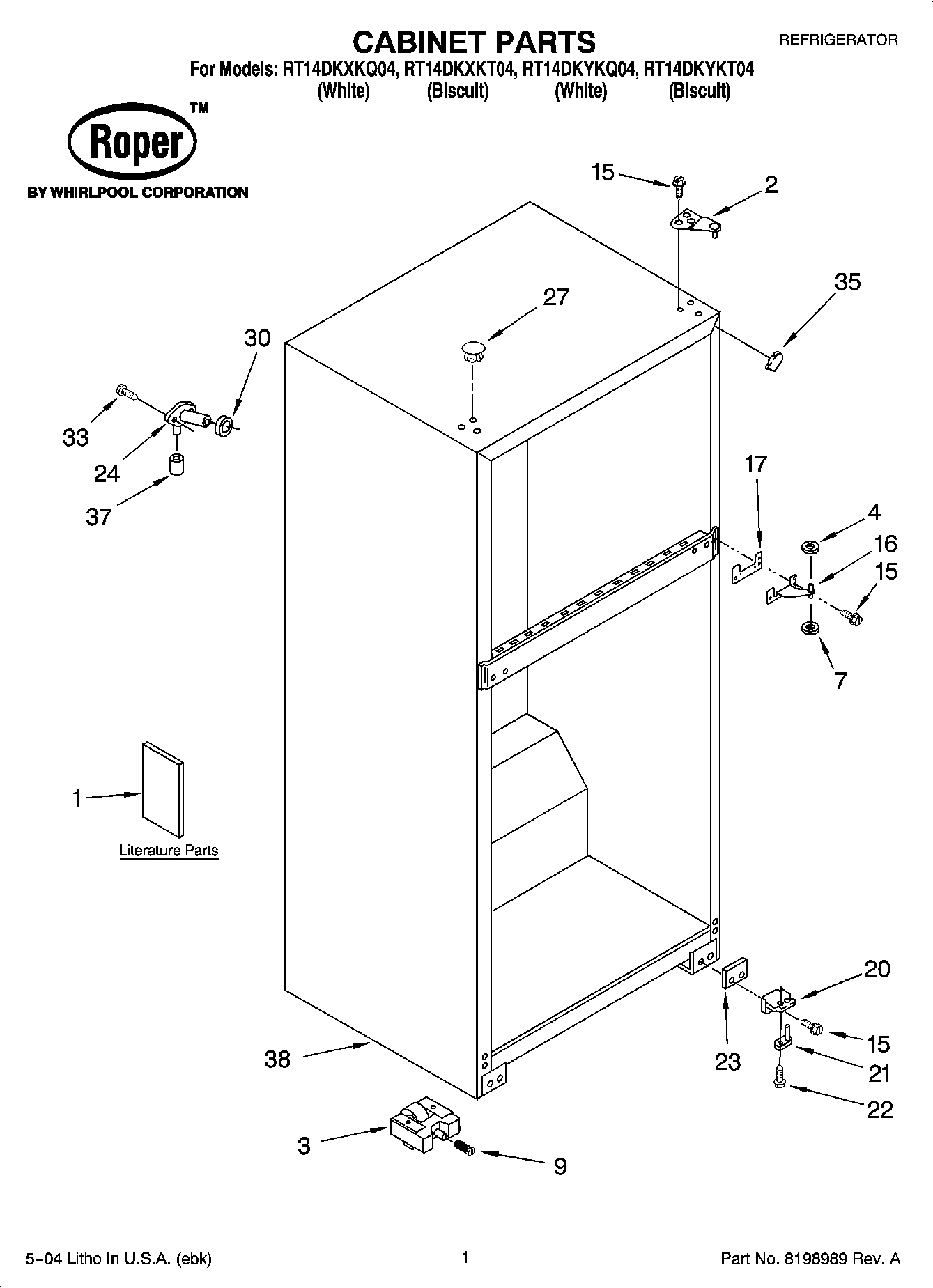 01 - CABINET PARTS