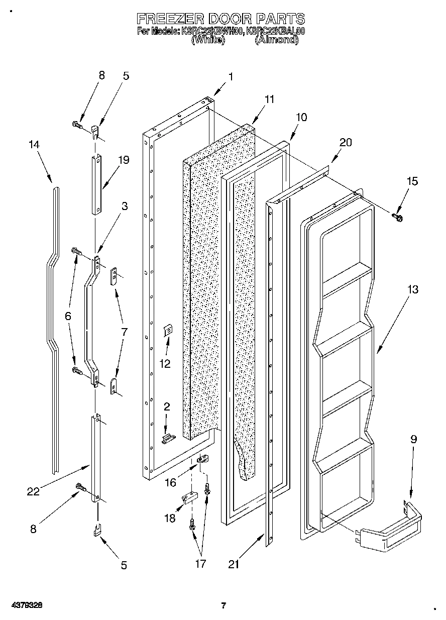 05 - FREEZER DOOR