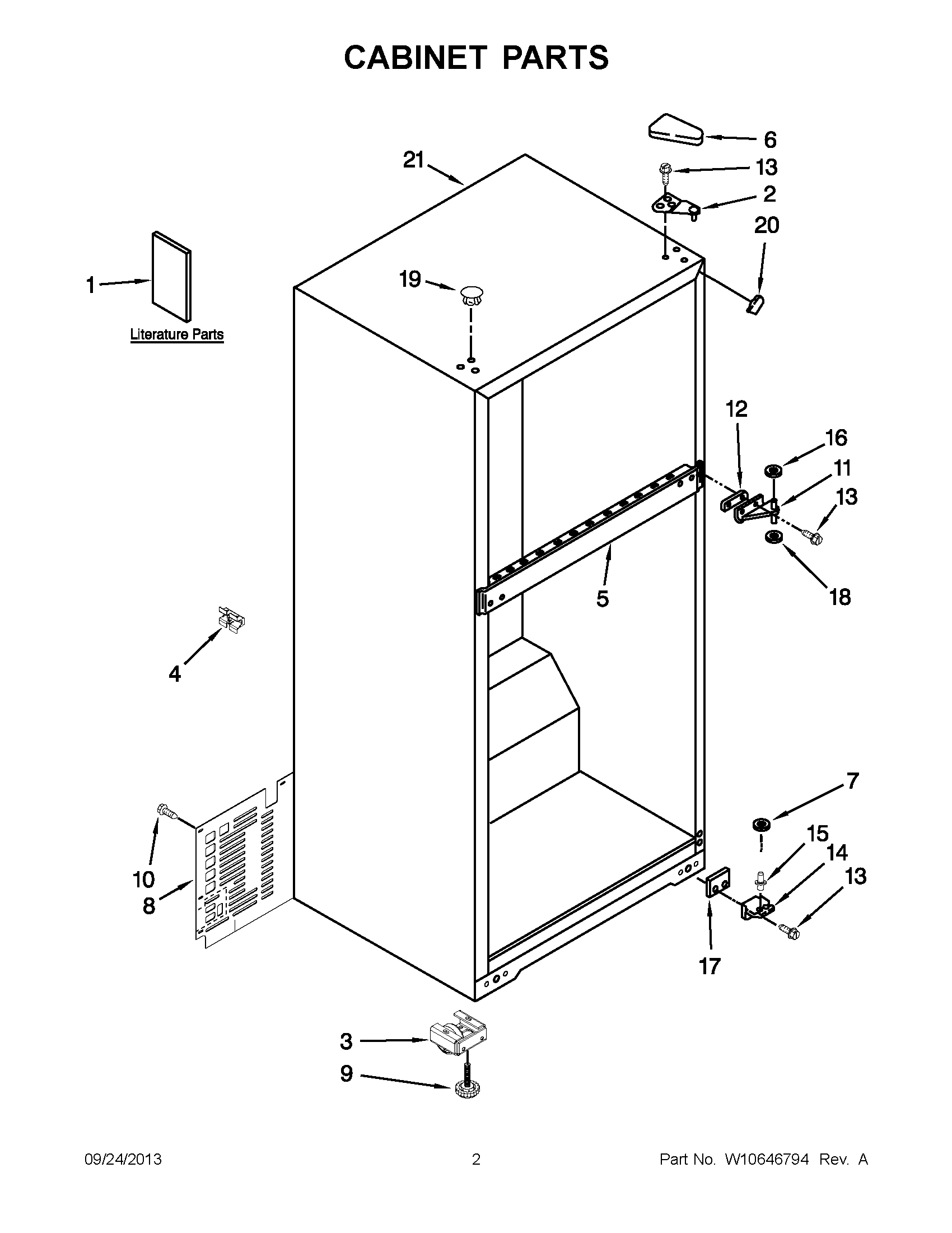 02 - CABINET PARTS