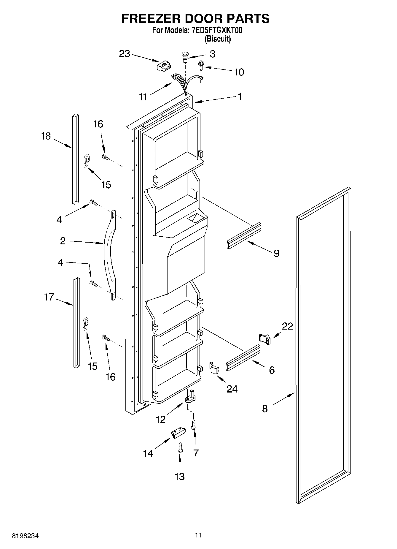 07 - FREEZER DOOR