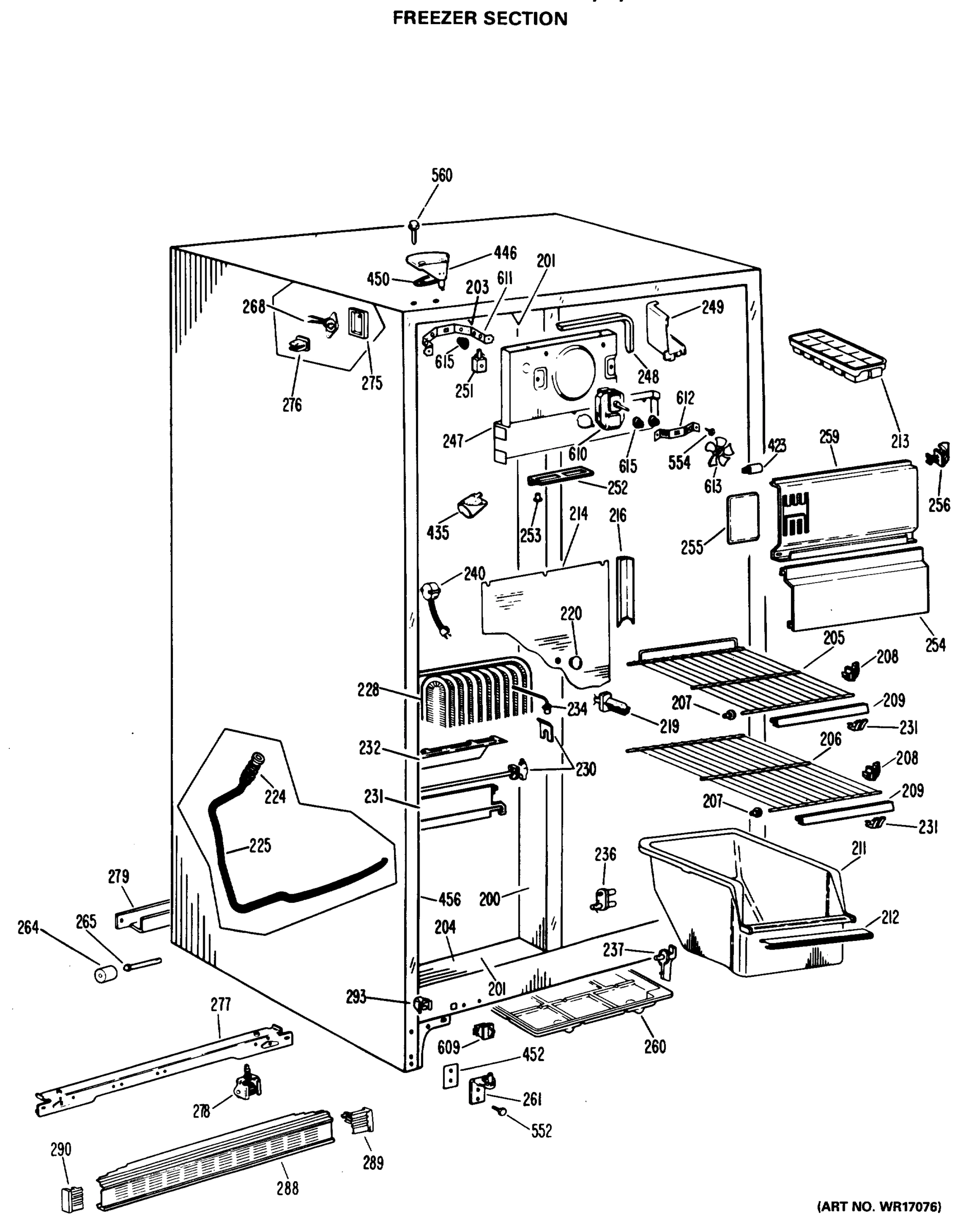 FREEZER SECTION