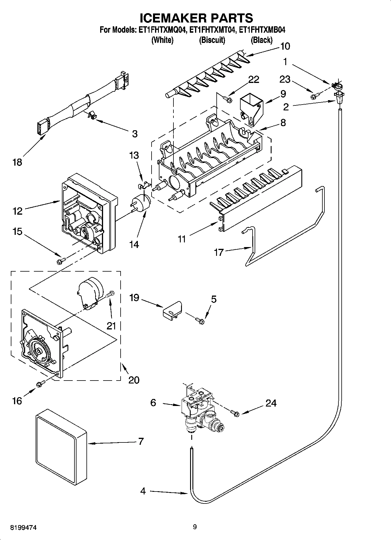 05 - ICEMAKER PARTS