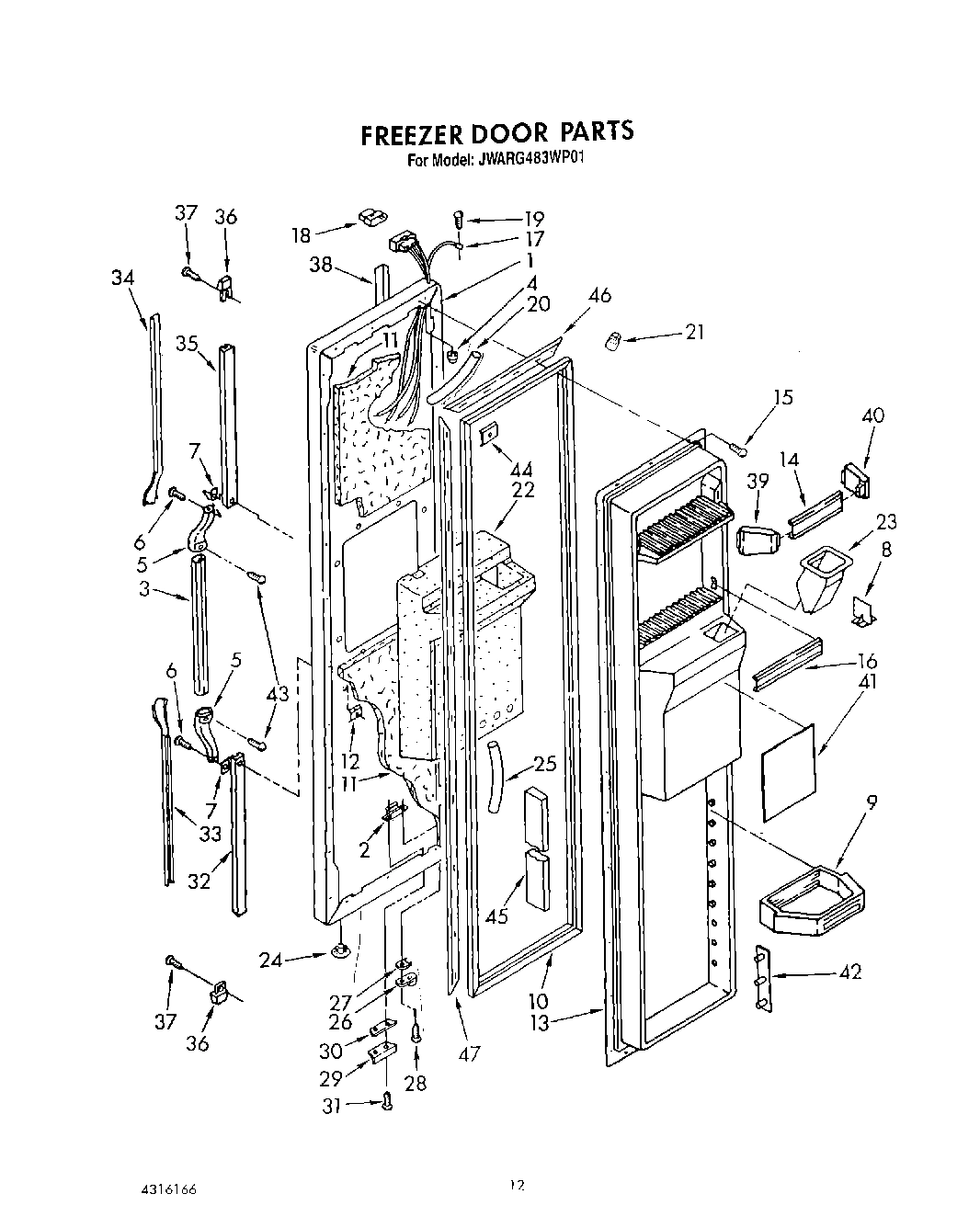 08 - FREEZER DOOR