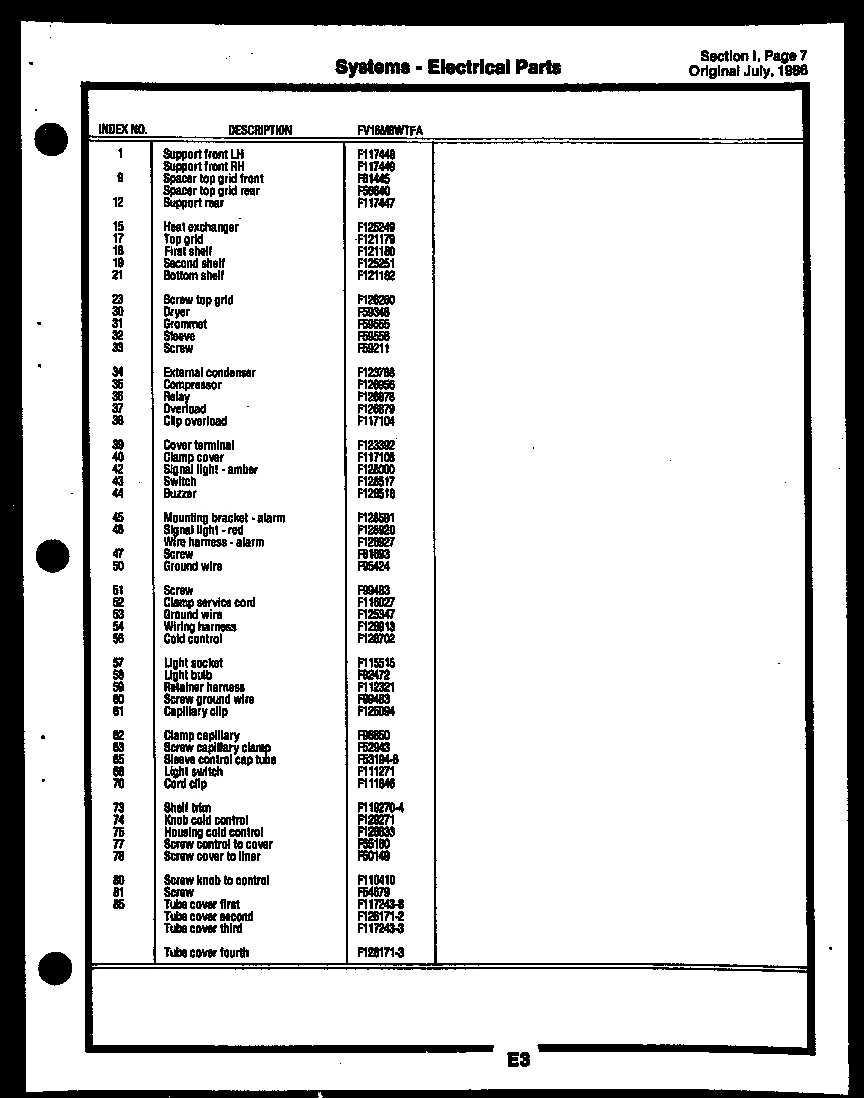 07 - MOTOR PUMP PARTS