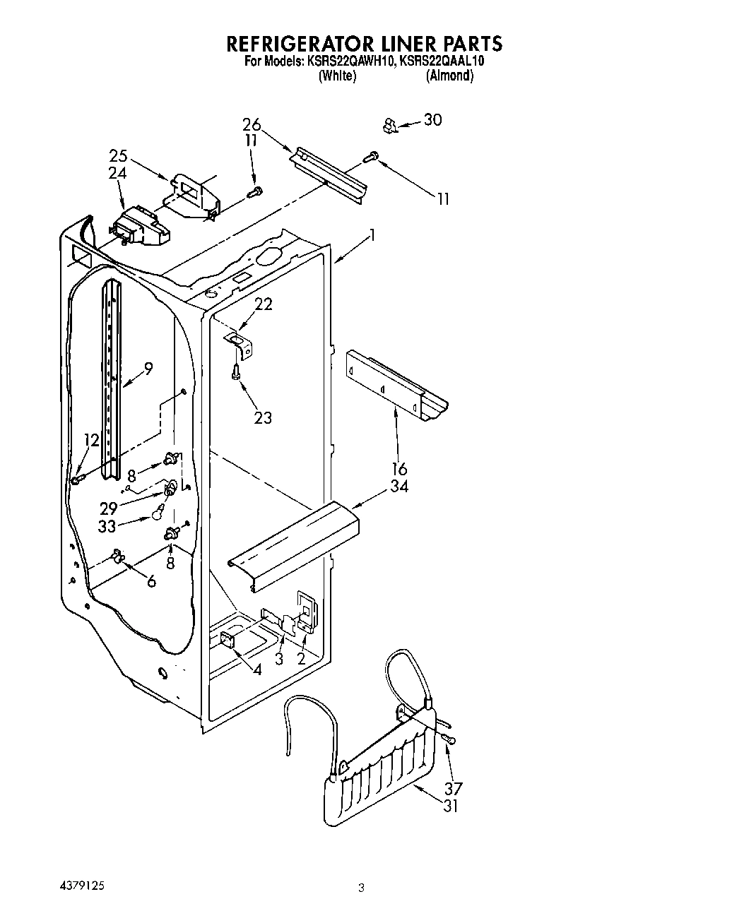 02 - REFRIGERATOR LINER