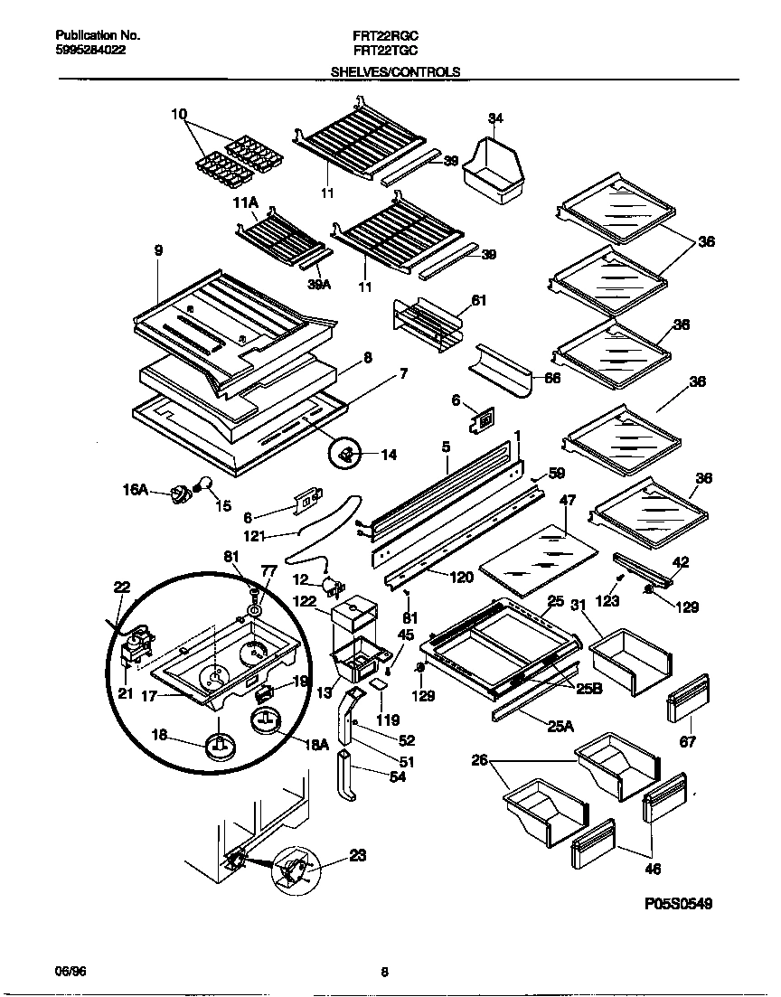 04 - SHELVES/CONTROLS