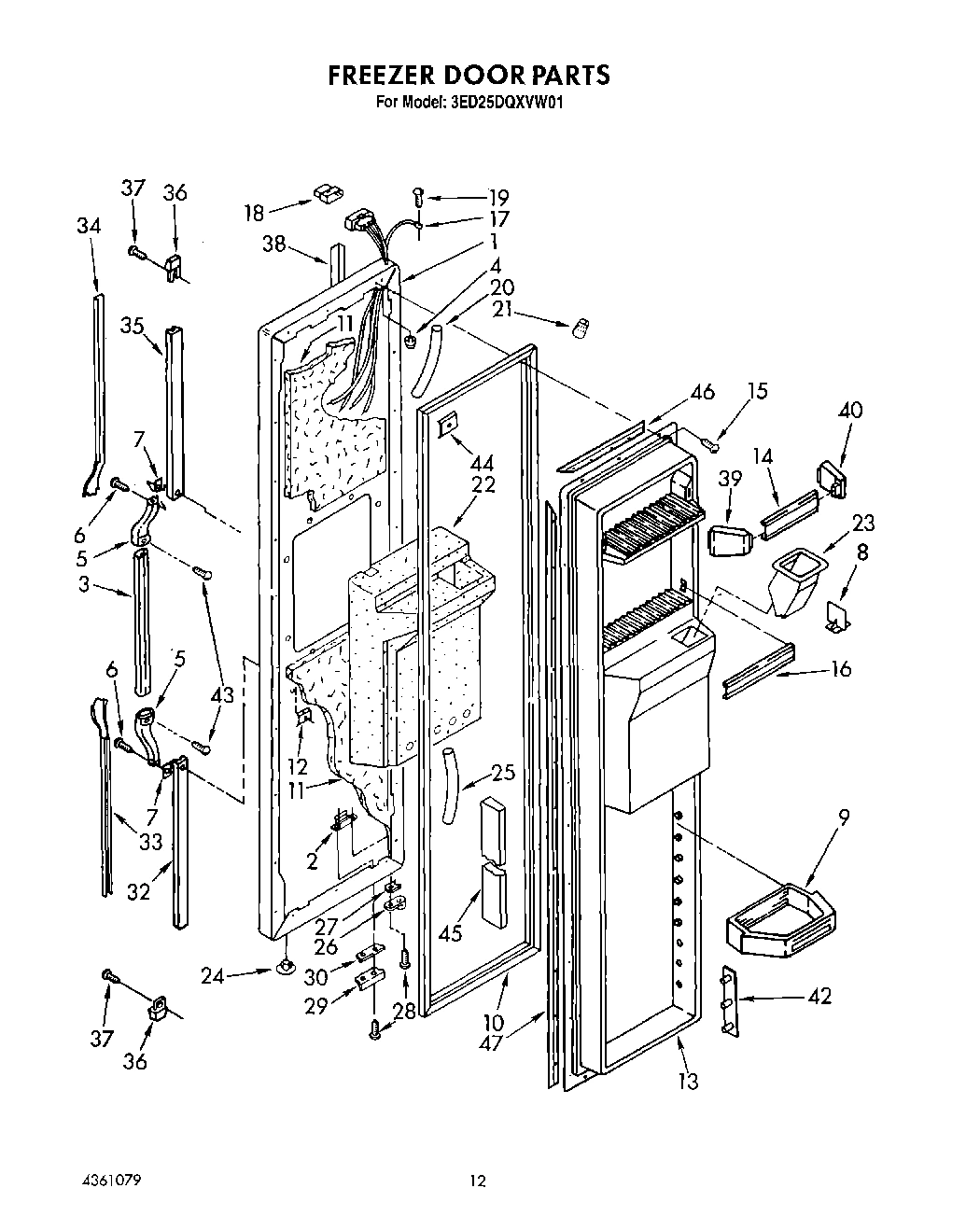 08 - FREEZER DOOR
