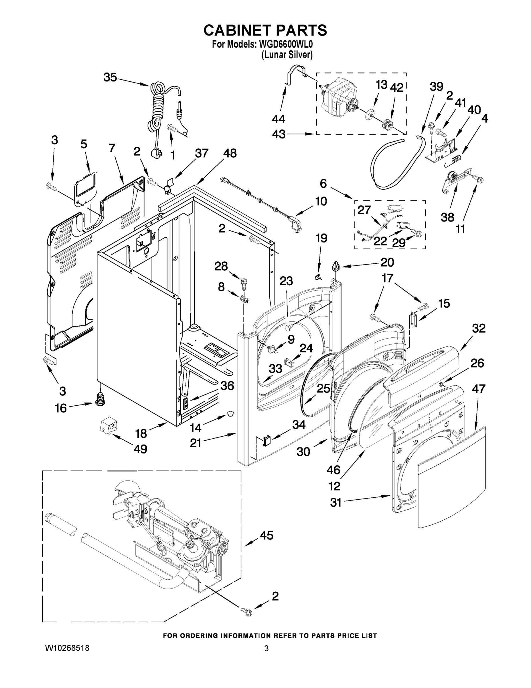 02 - CABINET PARTS