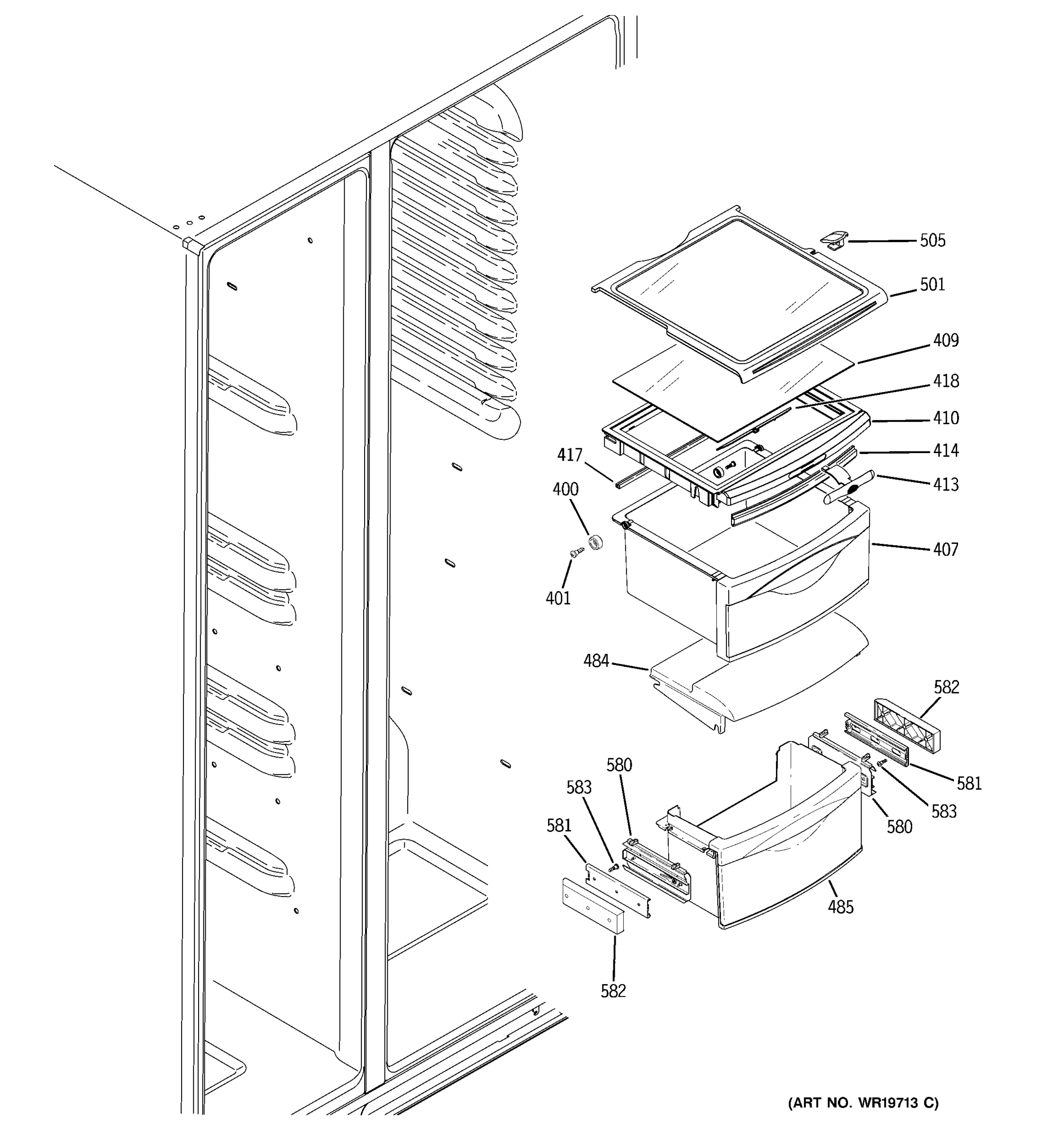FRESH FOOD SHELVES